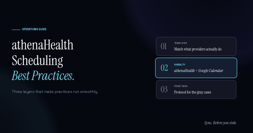 athenaHealth Scheduling Best Practices: 2026 Guide