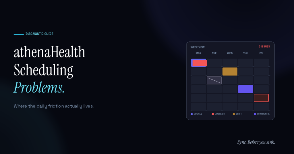 athenaHealth Scheduling Problems: The 7 Most Common Issues